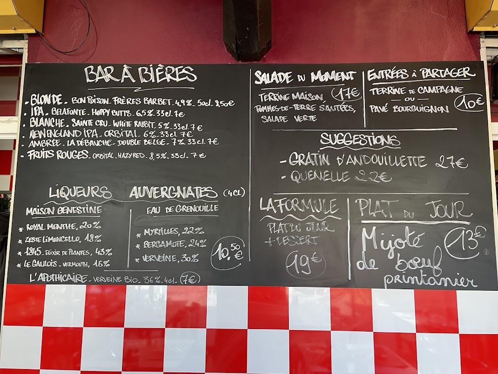 Les Frères Barbet - Menu Image 1